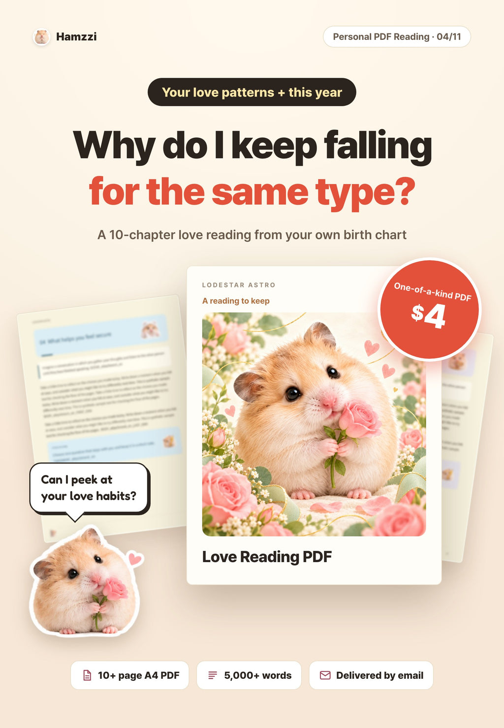 Hamzzi · Love Reading PDF — Why choose this personalized PDF