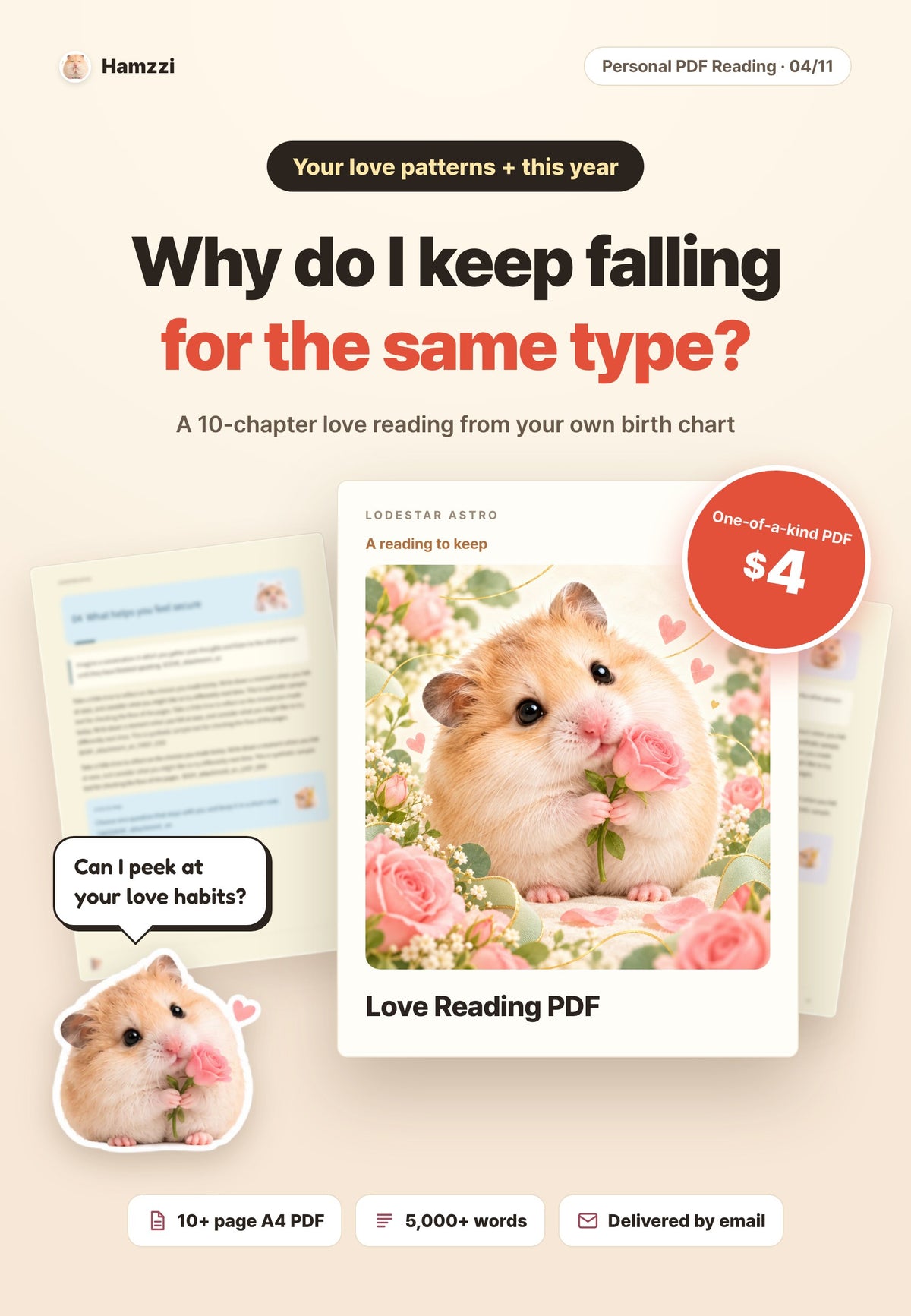 Hamzzi · Love Reading PDF — Why choose this personalized PDF
