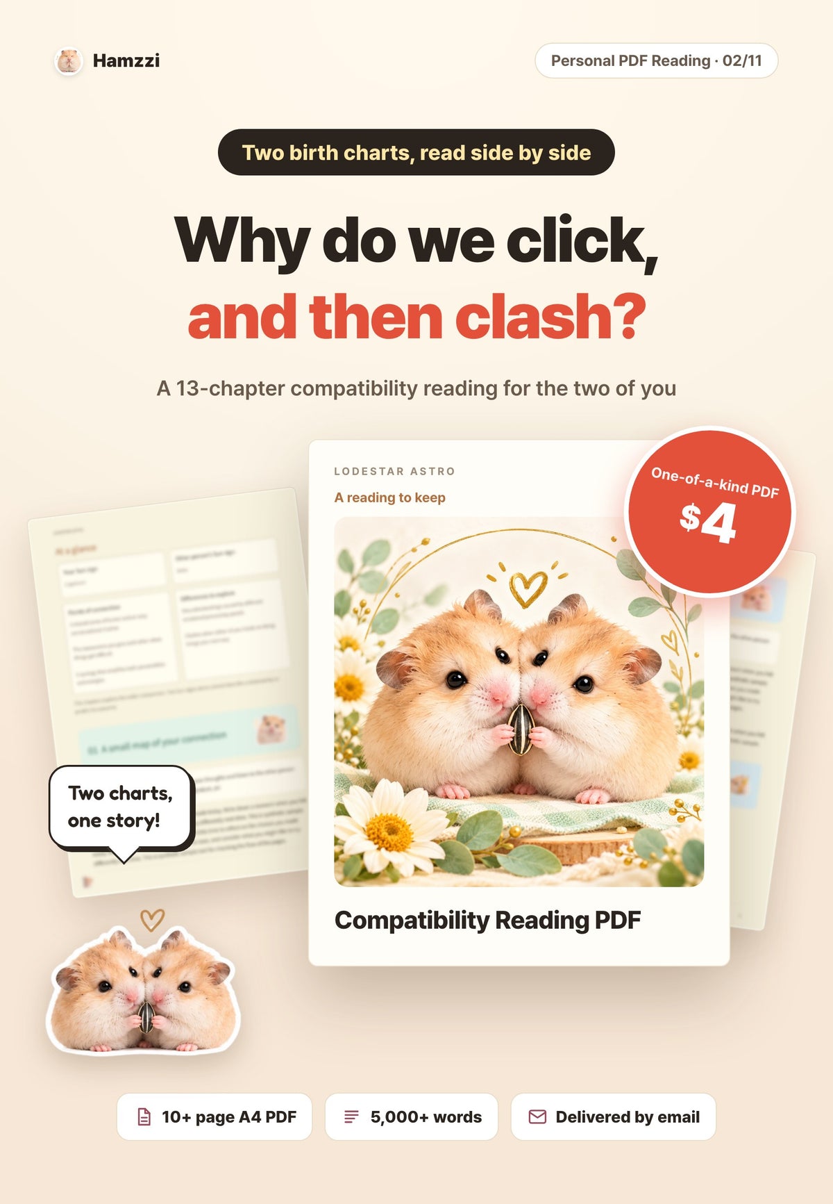 Hamzzi · Compatibility Reading PDF — Why choose this personalized PDF