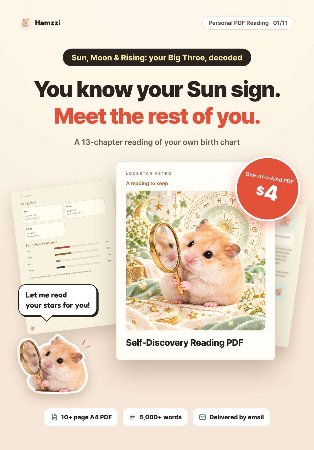 Hamzzi · Self-Discovery Reading PDF — Why choose this personalized PDF