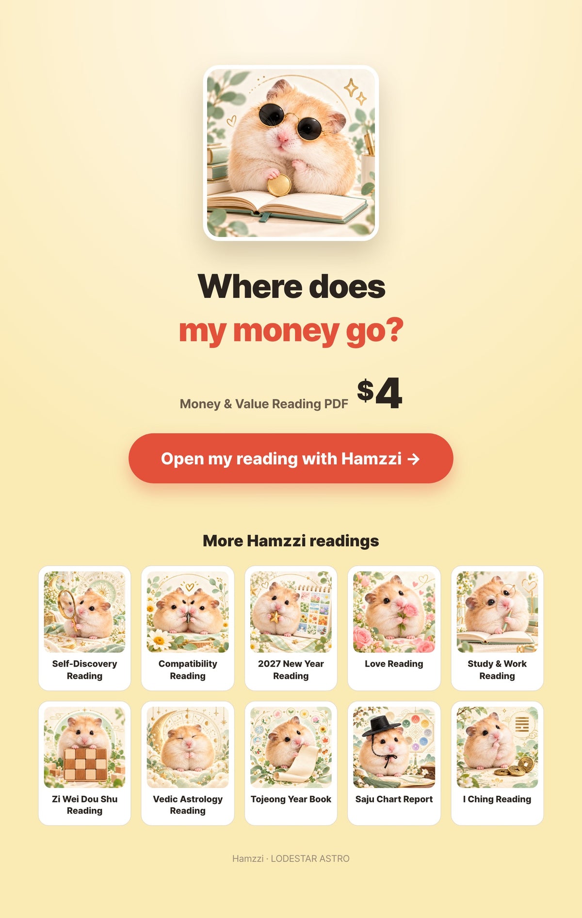 Hamzzi · Money & Value Reading PDF — Personal PDF reading summary