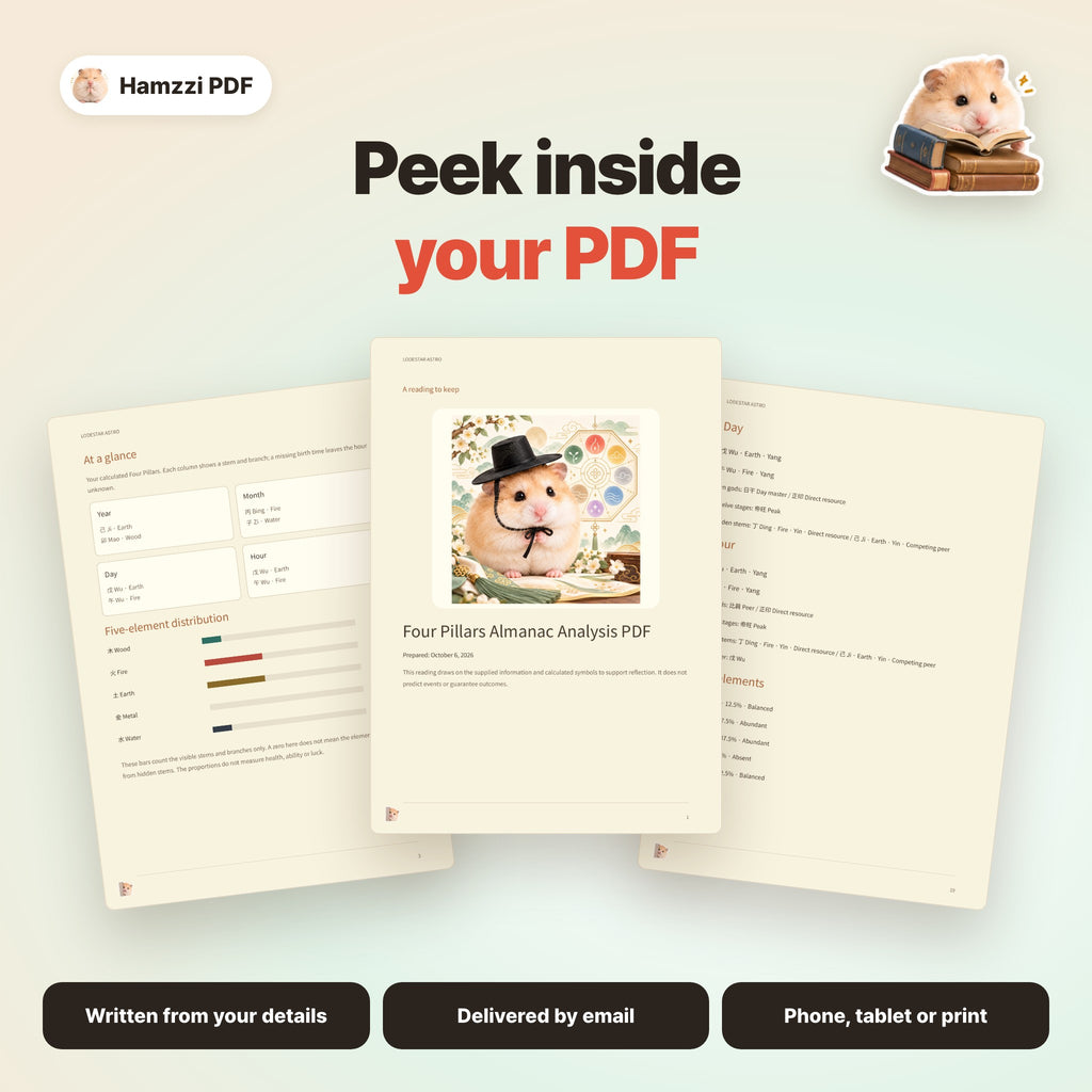 Personalized PDF sample page layouts