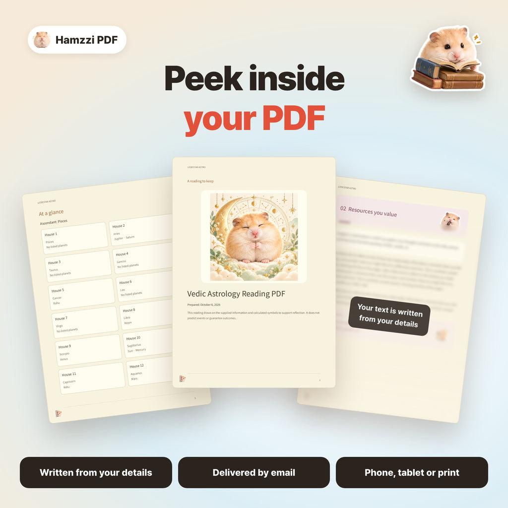 Personalized PDF sample page layouts